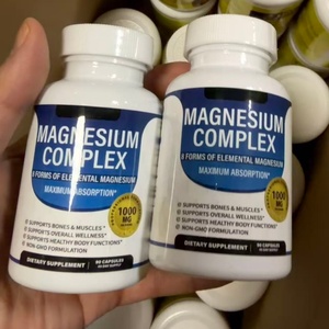 Cápsulas de Magnesio de Marca Privada OEM de Fábrica, Suplementos Herbales Complejos al por Mayor para la Salud Inmunológica y Ósea de Mujeres y Hombres - Product Image 6