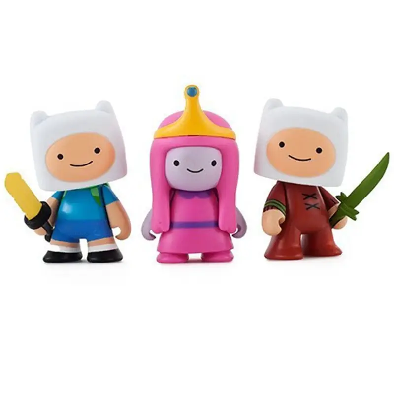 OEM Custom Figurines Toy Adventure-Time Stooges mini Series full set of big hidden 3D Plastic PVC Figure Toys juguetes