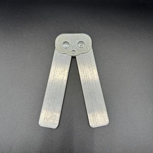 Attelle de genou Yuan Ding avec charnière en alliage d'aluminium, support réglable avec embout en caoutchouc, accessoires d'orthèse 3.0*25*200mm à 300mm - Product Image 4