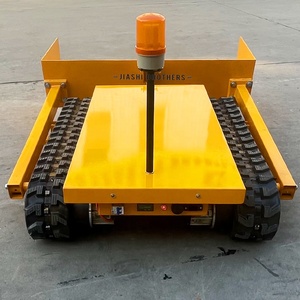 Petit <span class=keywords><strong>bulldozer</strong></span> chenillé tout-terrain télécommandé spécial pour les terres agricoles, pousseur de fumier - Product Image 4