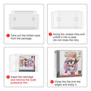 Protection Snug in Box pour Jeux Vidéo Dual <span class=keywords><strong>CD</strong></span> GP1 PS1 PAL / NTSC-<span class=keywords><strong>J</strong></span> (PS1 Japonaise) – Boîtiers d'Affichage Transparents Personnalisés pour Accessoires PS ONE - Product Image 3