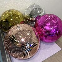 Décoration de Noël/Nouvel An/Scène/Bar-Sphère lumineuse rotative hautement réfléchissante 20cm-120cm Boules de miroir Disco multi-tailles