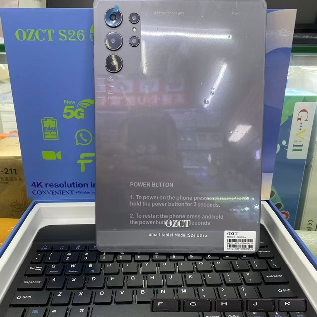 2026 Hot New Tablet PC S26 Ultra with Unbreakable Screen 16GB RAM 512GB Storage for Top Performance