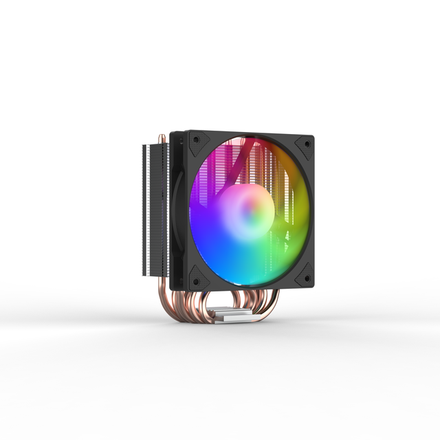 2024 New Design Heatsink Cpu Cooler 120mm Rgb Fan Supports Intel LGA115X/1200/1700/18XX AMD AM4/AM5 Cpu Cooler