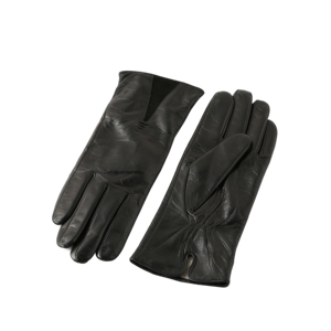 Produttori all'ingrosso personalizzabili guanti in pelle da donna con le dita, alla moda guanti invernali in pelle di pecora - Product Image 2