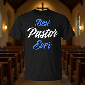 Meilleur T-shirt pour Pasteur, Cadeau d'Appréciation pour Hommes et Femmes, Produit Promotionnel Premium - Product Image 3