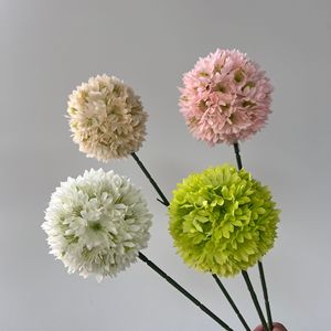 Artificial <b>Flowers</b> Silk <b>Flower</b> Ball Large Wedding Decorations Reusable Home Decor Props High Simulation <b>Single</b> Branch - Product Image 2