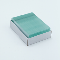 Cheap 7014 Microscope Glass Slide with Ground Edge 25.4x76.2mm Transparent Customizable OEM Support for Lab Research