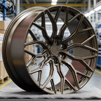 Jantes en alliage Maxtera forgées sur mesure de style S17-02 pour voitures particulières Porsche 911 BMW Corvette Camaro Mustang AMG GT 370Z GT-R