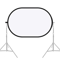 Panneau diffuseur de lumière ovale translucide 120*180cm, pliable et compact, filtre de lumière pour studio de portrait et photographie en extérieur