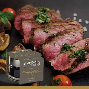 Vinaigre balsamique de Modène liquide infusé aux perles de truffe italienne de qualité supérieure 50g Vegan - Product Image 2