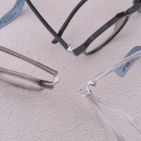 Vente chaude TR90 Optica Montures de lunettes unisexes Nouveau design avec motif animal Match de forme de visage de diamant en stock