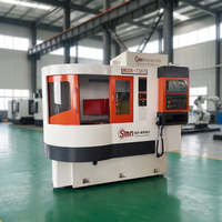 Máquina Rectificadora de Superficies Industrial CNC con Mesa Rotatoria Horizontal y Control FANUC para Obleas de Semiconductores
