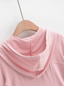New Fashion Personalized Fall Fashion Crop Hoodies <strong>Women</strong> Y2k <strong>Zip</strong> up Fashion <strong>Hoodie</strong> Cute Young People Long Sleeve Hoodies - Product Image 5