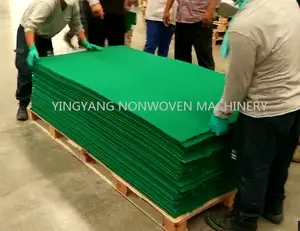 NONWOVEN makineleri ovma pedi üretim hattı için kullanılan PET FIBER veya naylon FIBER