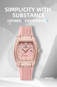 Reloj NAVIFORCE Original 5070 de Cuarzo con Calendario, Nuevo Reloj de Pulsera Deportivo Luminoso de Moda para <span class=keywords><strong>Mujer</strong></span>, Ideal para Regalo - Product Image 3