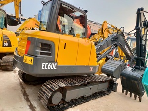 Mini Excavadora Usada VOLVO EC60C de 6 Toneladas, EPA CE EC60D, Excavadora de Segunda Mano con Hoja Topadora para Granja, Casa y Jardín - Product Image 4