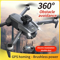 Avion RC 4DRC V28 avec caméra FPV WiFi, positionnement par flux optique, évitement d'obstacles, avion pliable, télécommande LCD, jouet aéronautique