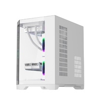 Wholesale Gaming Computer Case Mini ATX Mid Tower Gaming PC Case Tempered Glass Mid View Computer Cases & Towers for PC Parts