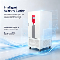 Incubadora de Luz Programable para Laboratorio, 150L, 0-10000Lux, Cámara de Crecimiento de Plantas con Temperatura y Humedad Constantes