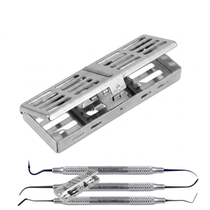 Instruments dentaires professionnels réutilisables pour la pose de composites, style italien, outils manuels en métal, composants en résine ergonomiques - Product Image 1