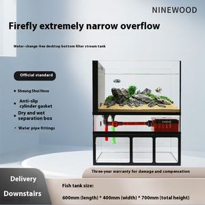 Lange Object Vuurvlieg Kleine Desktop Geïntegreerde Inheemse Bodem Filter Tank Rode <span class=keywords><strong>Clown</strong></span> <span class=keywords><strong>Aquarium</strong></span> Smalle Zijfilter Lade Rechthoek - Product Image 2