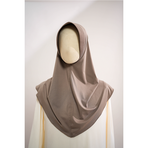 Hijab Instantáneo Cómodo y Elástico de Spandex con Corte Syar'i para Uso Diario - Product Image 1