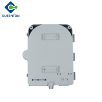 Boîtier de distribution de fibre optique extérieur ABS 16/24 cœurs, niveau de protection IP 65, boîtier terminal de fibre optique gris