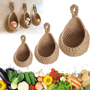 Cesta Colgante <span class=keywords><strong>para</strong></span> Detrás de la Puerta, Cestas Grandes <span class=keywords><strong>para</strong></span> Plantas en Armarios de Cocina, Balcón Exterior, Maceta Redonda Grande <span class=keywords><strong>para</strong></span> <span class=keywords><strong>Colgar</strong></span>, Cuerdas <span class=keywords><strong>para</strong></span> Plantas, Alambre - Product Image 6