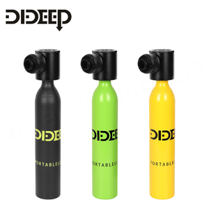 Tanque de Buceo Portátil DIDEP de 0.5L, Aleación de Aluminio, Equipo de Respiración de Alta Presión, Máscara Facial Completa con Bomba y Estuche - Product Image 2
