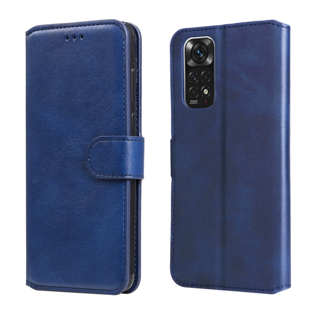 Factory Price for Xiaomi Redmi Note 11 Global / Note 11S Classic Calf Texture Flip Leather Case