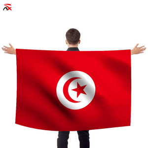 Ensemble de supporters de la <span class=keywords><strong>Coupe</strong></span> du Monde de Football 2026, drapeau de la Tunisie, cape de supporters, lunettes de soleil, chapeau bob pour les matchs - Product Image 1