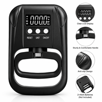 Dynamomètre à main électronique 265 Lbs 120 Kgs Digital Training Home Sport & School Use Hand Grip Strengthener Exerciseur