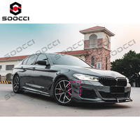 Kit de lames d'air pour pare-chocs avant en fibre de carbone sèche TAKD pour BMW G30 G31 520i 530i 540i M550i 2020-2023