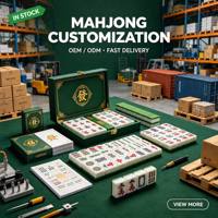 Support de Mahjong Magnétique Pliable en Acrylique Nacré Rose, Résistant à l'Eau, avec Bord Festonné, Accessoire de Jeu