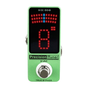 Sintonizador de pantalla LED de pedal DE SINTONIZADOR DE PRECISIÓN DE con bypass verdadero para bajo de guitarra cromática - Product Image 1