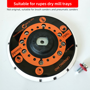 Tampon de polissage, 150Mm, 6 pouces, filetage M8, sans poussière, 43 trous, adapté aux tuyaux, plateau pneumatique électrique - Product Image 3