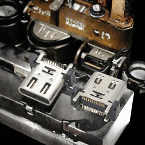 Разъем ZhuSun <span class=keywords><strong>Jack</strong></span> DSC-140 USB 3.1 Type-C, вертикальный, с отверстием 1,0 мм, материал LCP, номинальный ток 5А для эффективной работы - Product Image 4