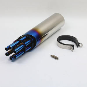 Silenciador de Tubo de Escape de Acero Inoxidable para Motocicleta <span class=keywords><strong>125cc</strong></span> 150cc para Scooter Gy6 Vespa Primavera <span class=keywords><strong>4T</strong></span> 3V Sprint 125/150 - Product Image 3