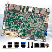 Motherboard industri profesional J1900 2 * Intel 2.5G LAN 6 * USB 2.0 4 * USB 3.0 6 * COM port tunggal DDR4 3.5 inci DC 12V baru