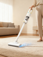 Aspirateur sans fil portatif 20KPa Mini 120W alimenté par batterie avec aspirateur-balai sans balais
