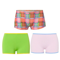 Gerecyclede stof, volledig bedekkende, contrastrijke afwerking, op maat gemaakte badkledinglijn, fabrikant van getextureerde bikinibroekjes, dames strandshorts