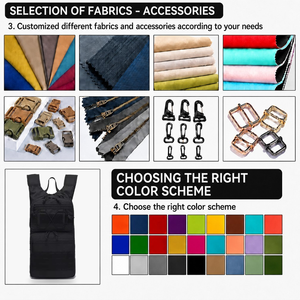 Mochila Táctica LUPU con Logotipo Personalizado, Mochila Ligera para Exteriores, Paquete Utilitario, Bolsa para Chaleco de Protección Personal - Product Image 6