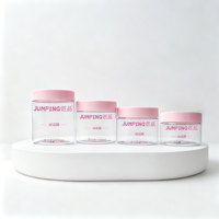 Bocaux en PET transparents à large ouverture, col de 68 mm, qualité alimentaire, 100/120/150/250 ml, bocaux en plastique vides pour crème cosmétique et stockage alimentaire