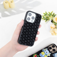 Coque de téléphone portable polyvalente à faire soi-même, antichoc, motif floral de dessin animé, pour iPhone 16 Pro Max et iPhone 12, protection intégrale