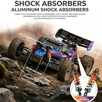 Voiture de course ZD Racing BX09, buggy RC sans balais avec direction précise et design résistant aux éclaboussures, idéal pour la course hors route