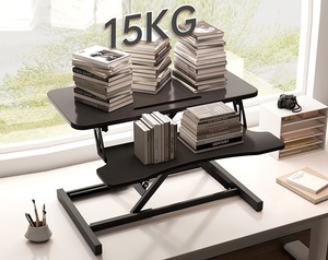 Ergonomic chuyển đổi thường vụ bàn có thể điều chỉnh sit-máy trạm <span class=keywords><strong>Riser</strong></span> với bàn phím khay máy tính bàn - Product Image 5