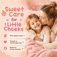 Service de formule personnalisée ODM, crème pour le visage pour enfants à absorption rapide, hydratation longue durée, sans alcool, pH équilibré, pour les grossistes