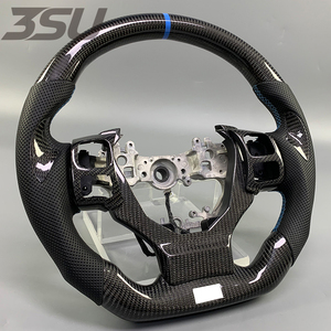 Volante Deportivo de Fibra de Carbono Compatible con <span class=keywords><strong>Lexus</strong></span> IS NS GS RS250 <span class=keywords><strong>350</strong></span> 500 <span class=keywords><strong>F</strong></span>, Modificación Interior Automotriz - Product Image 2