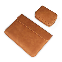 Housse en cuir PU souple étanche pour ordinateur portable